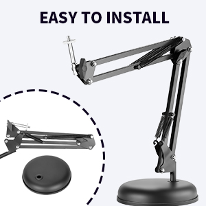 Neewer Adjustable Desktop Suspension Boom Scissor Arm Stand Holder